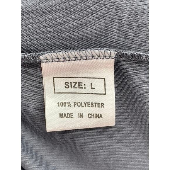 UNBRANDED Men's Gray Pull-On Active Relaxed Fit Basketball Shorts SZ L - Picture 9 of 9